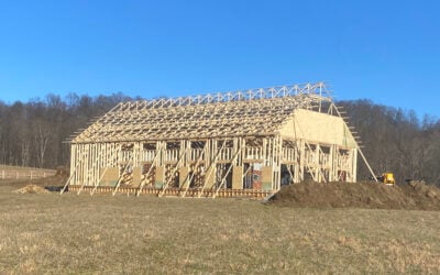 Framing well underway at TES
